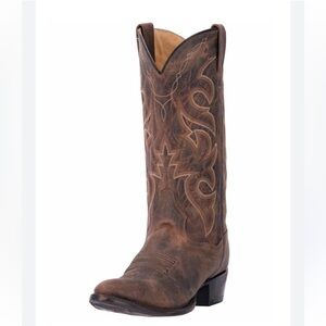 Dan Post Renegade Western cowboy boots brown embossed DP2159 size 13